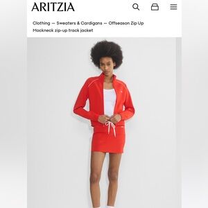 Aritzia off season jacket and skirt